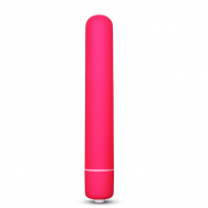 Розовая вибропуля X-Basic 10 Speeds - 13 см.