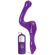 Изогнутый фиолетовый стимулятор The Wave G-Spot   Clitoral Stimulator Purple