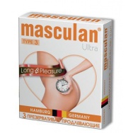 Презервативы Masculan Ultra с анестетиком для продления ощущений (Long Pleasure)