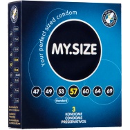 Презервативы MY.SIZE №3 размер 57 - 3 шт.