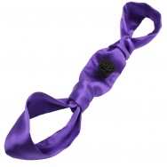 Фиолетовая атласная лента для бондажа Black Rose Rosie Restraints