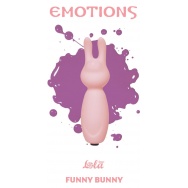 Розовый мини-вибратор с ушками Emotions Funny Bunny Light pink