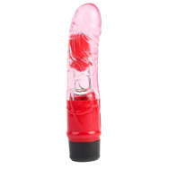 Розовый вибратор-реалистик 7 Inch Realistic Vibe - 18 см.