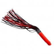 Плеть  Ракета  с чёрными и красными хвостами - 65 см.