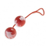 Вагинальные шарики красно-белые со смещенным центром тяжести