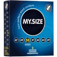 Презервативы MY.SIZE №3 размер 53 - 3 шт.