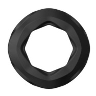 Черные эрекционное кольцо №06 Cock Ring
