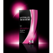 Презервативы VITALIS premium №12 Sensation с пупырышками и кольцами - 12 шт.