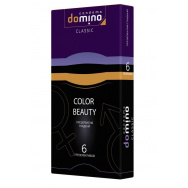 Разноцветные презервативы DOMINO Colour Beauty - 6 шт.