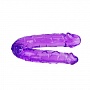 Двухголовый  фиолетовый фаллоимитатор