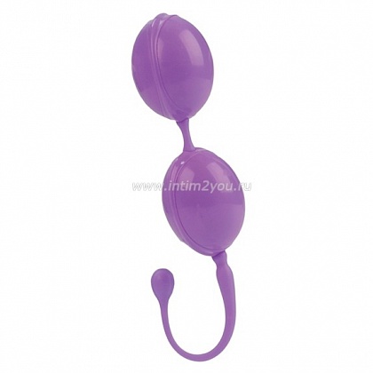 Фиолетовые каплевидные вагинальные шарики LAMOUR