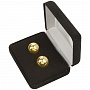 Подарочные вагинальные шарики под золото Ben Wa Balls, 1.5 см