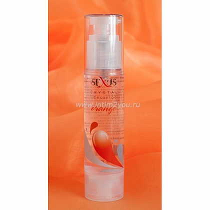 Увлажняющая гель-смазка с ароматом апельсина Crystal Orange