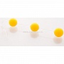 Анальная цепочка из 3-х желтых шариков