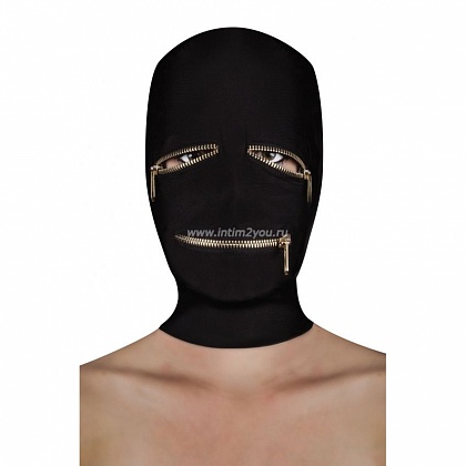 Маска на лицо с прорезями на молнии Extreme Zipper Mask with Eye and Mouth Zipper