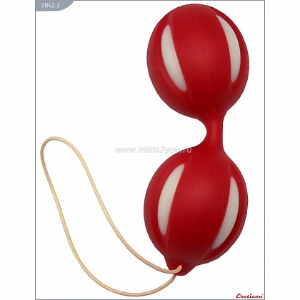 Красные вагинальные шарики с петлей