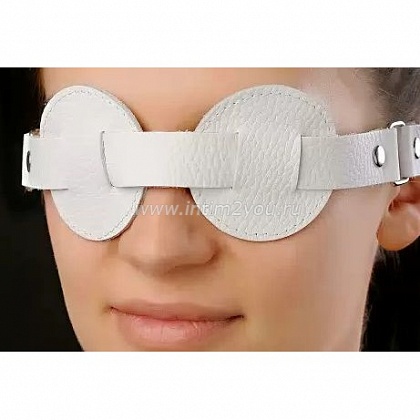 Белая маска-очки