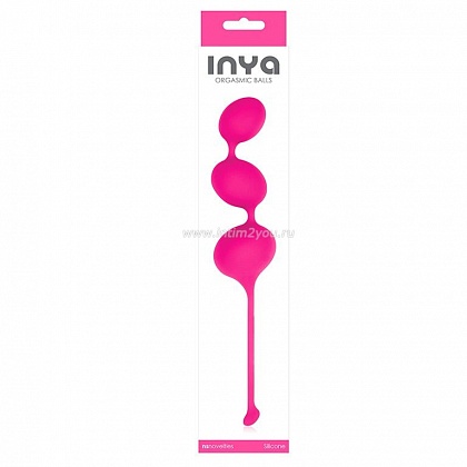 Розовые вагинальные шарики  INYA Orgasmic Balls
