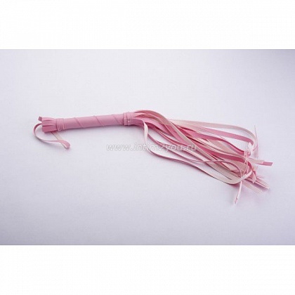Розовая мини-плеть - 40 см.