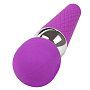 Фиолетовый wand-вибратор - 20 см.