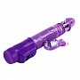 Фиолетовый хай-тек вибратор Mr.Rabbit Up and Down - 24 см.