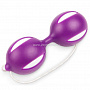 Фиолетовые вагинальные шарики с петелькой