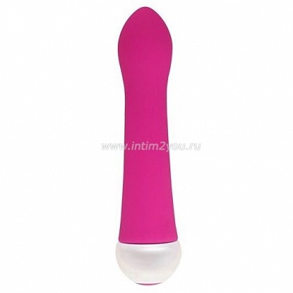 Розовый вибратор Fashion Succubi Caressing Vibe - 14,5 см.