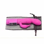 Фиолетовый вибратор с клиторальной стимуляцией Body Touch Companion - 24 см.