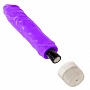 Фиолетовый вибратор Neon Lil Gems - 14 см.