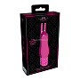 Розовая перезаряжаемая вибпоруля Elegance - 11,8 см.