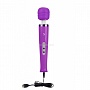 Фиолетовый вибромассажер, работающий от сети Ultra Twizzle Trigger USB Plug - 31,5 см.