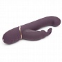 Фиолетовый вибратор Fifty Shades Freed Come to Bed Rechargeable Slimline G-Spot Rabbit Vibrator - 22,2 см.