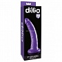 Фиолетовый фалоимитатор 7  Slim Dillio - 19,7 см.
