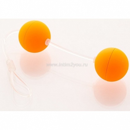 Оранжевые вагинальные шарики
