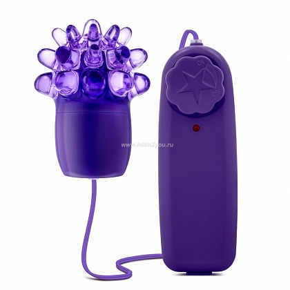 Фиолетовое виброяйцо с шишечками Splash Wild Grape Blast