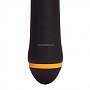 Чёрный вибратор для массажа G-точки Turbo G-Spot - 22,2 см.