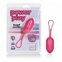 Розовое виброяйцо Power play kegel exciter
