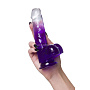 Прозрачно-фиолетовый фаллоимитатор Radi - 17,5 см.
