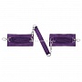 Фиолетовые шелковые наручники с цепочкой Sutra