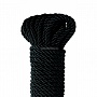 Черная веревка для фиксации Deluxe Silky Rope - 975 см.