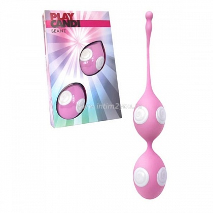 Розовые вагинальные шарики PLAY CANDI