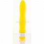 Желтый водонепроницаемый вибратор 21,5 см.