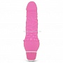 Розовый вибратор с широким основанием PURRFECT SILICONE CLASSIC MINI - 13 см.