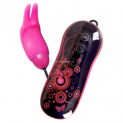 Розовый вибростимулятор Smile Funky Rabbit
