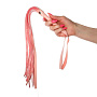 Розовая плеть с петлей - 55 см.