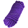 Фиолетовая верёвка для бондажа и декоративной вязки - 10 м.
