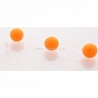 Анальная цепочка из 3-х оранжевых шариков