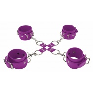 Фиолетовый комплект оков Hand And Legcuffs