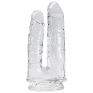 Прозрачный анально-вагинальный фаллоимитатор на присоске Imperium Jelly Dildo - 18 см. Прозрачный анально-вагинальный фаллоимитатор на присоске Imperium Jelly Dildo - 18 см.