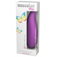 Фиолетовый вибратор Masculan Play MINI VIBE Ultra - 16 см.